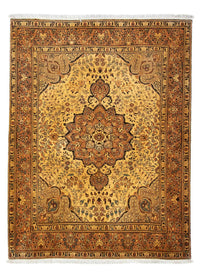 Persisk tæppe - Tabriz - 205 x 154 cm - brun
