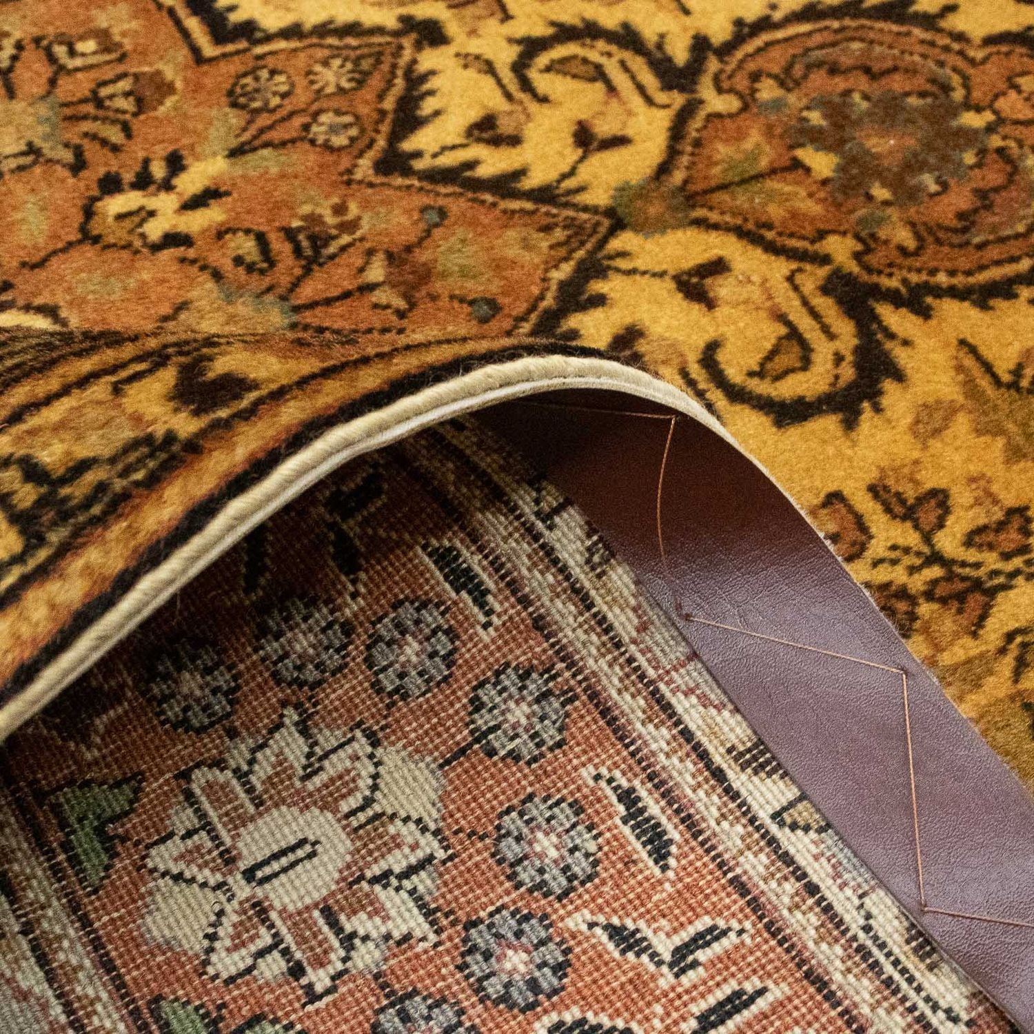 Persisk tæppe - Tabriz - 205 x 154 cm - brun