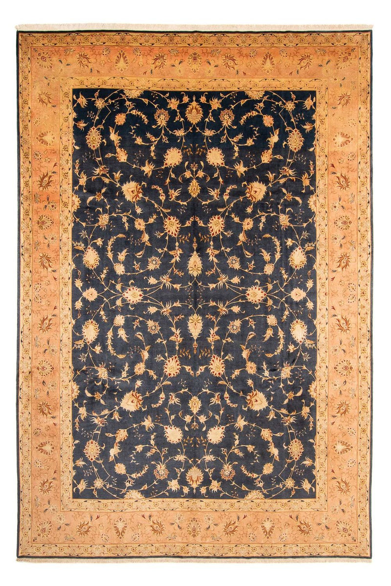 Persisk tæppe - Tabriz - Royal - 415 x 298 cm - mørkeblå