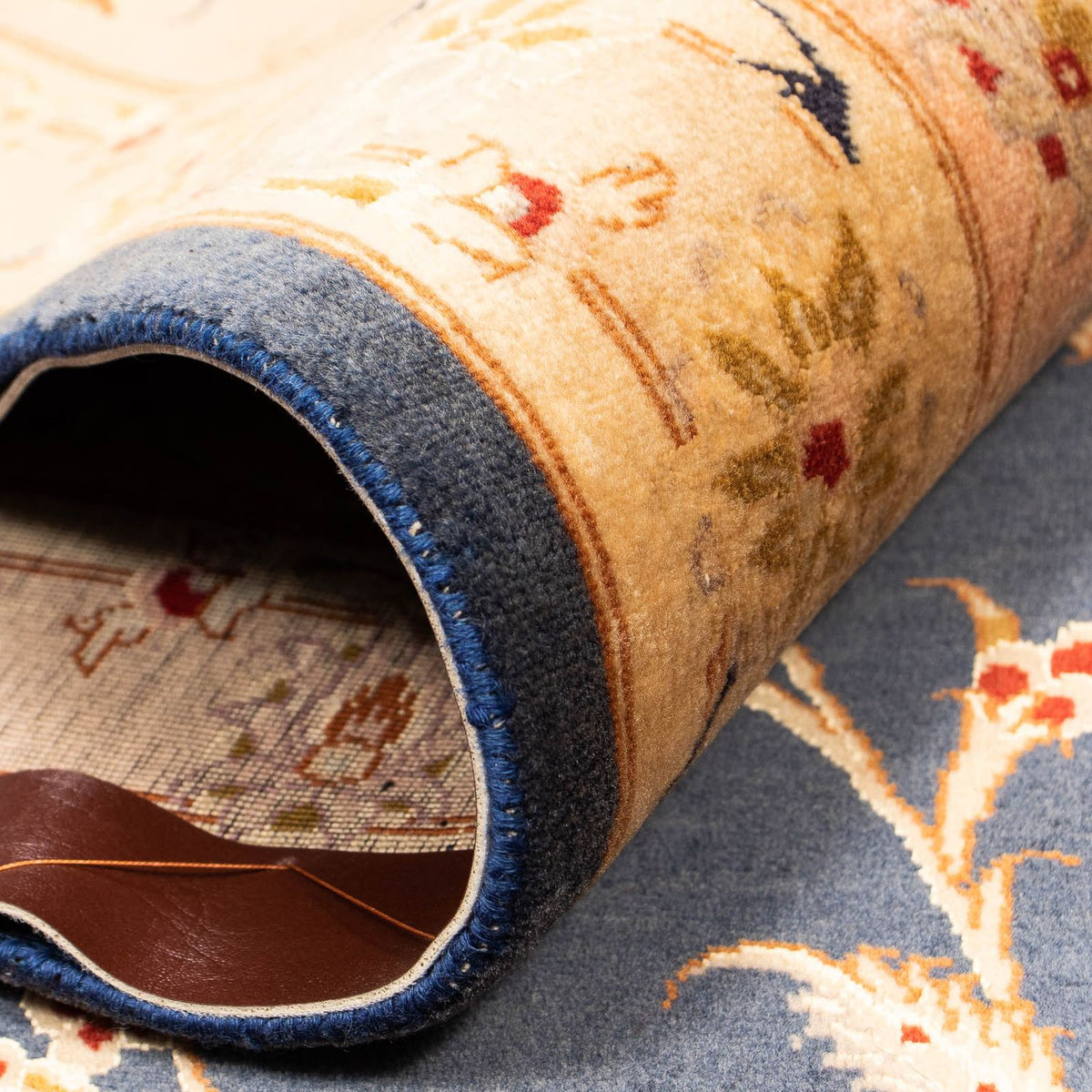 Persisk tæppe - Tabriz - Royal - 415 x 298 cm - mørkeblå