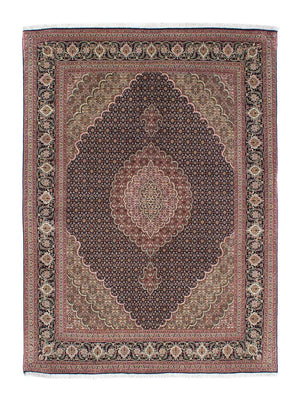 Persisk tæppe - Tabriz - 205 x 150 cm - lys brun