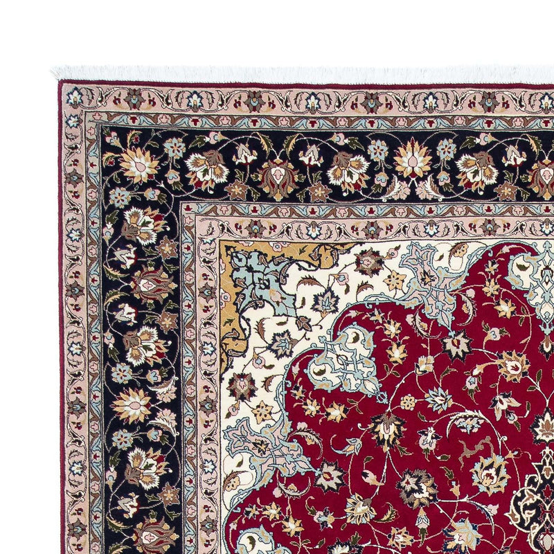 Persisk tæppe - Tabriz - Royal - 307 x 204 cm - mørkerød