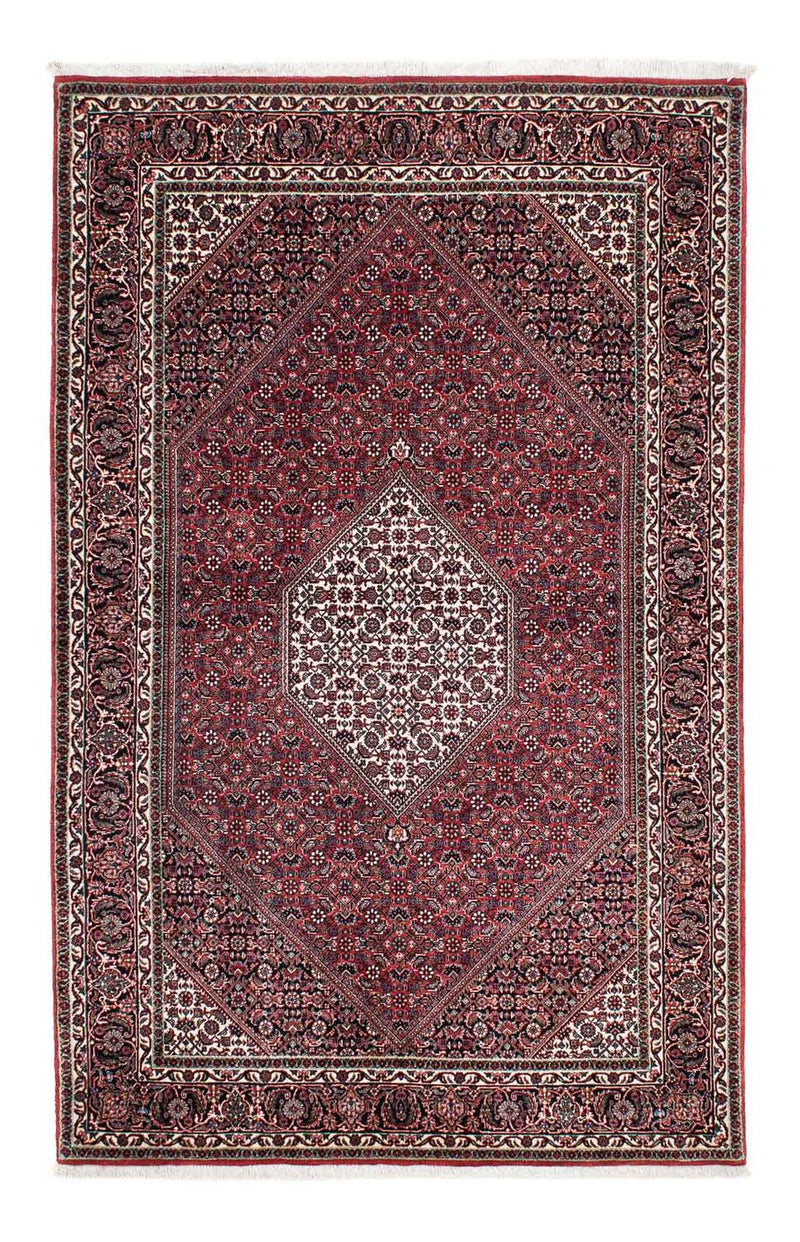 Persisk tæppe - Bijar - 217 x 131 cm - rød