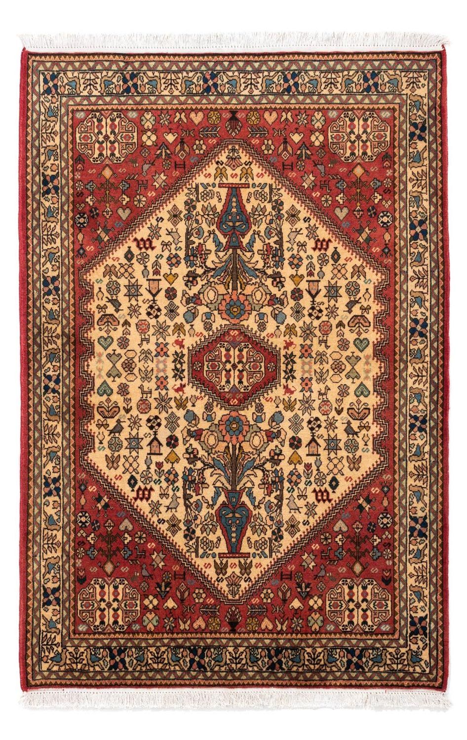 Persisk tæppe - Nomadisk - 157 x 102 cm - lysrød