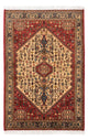 Persisk tæppe - Nomadisk - 157 x 102 cm - lysrød