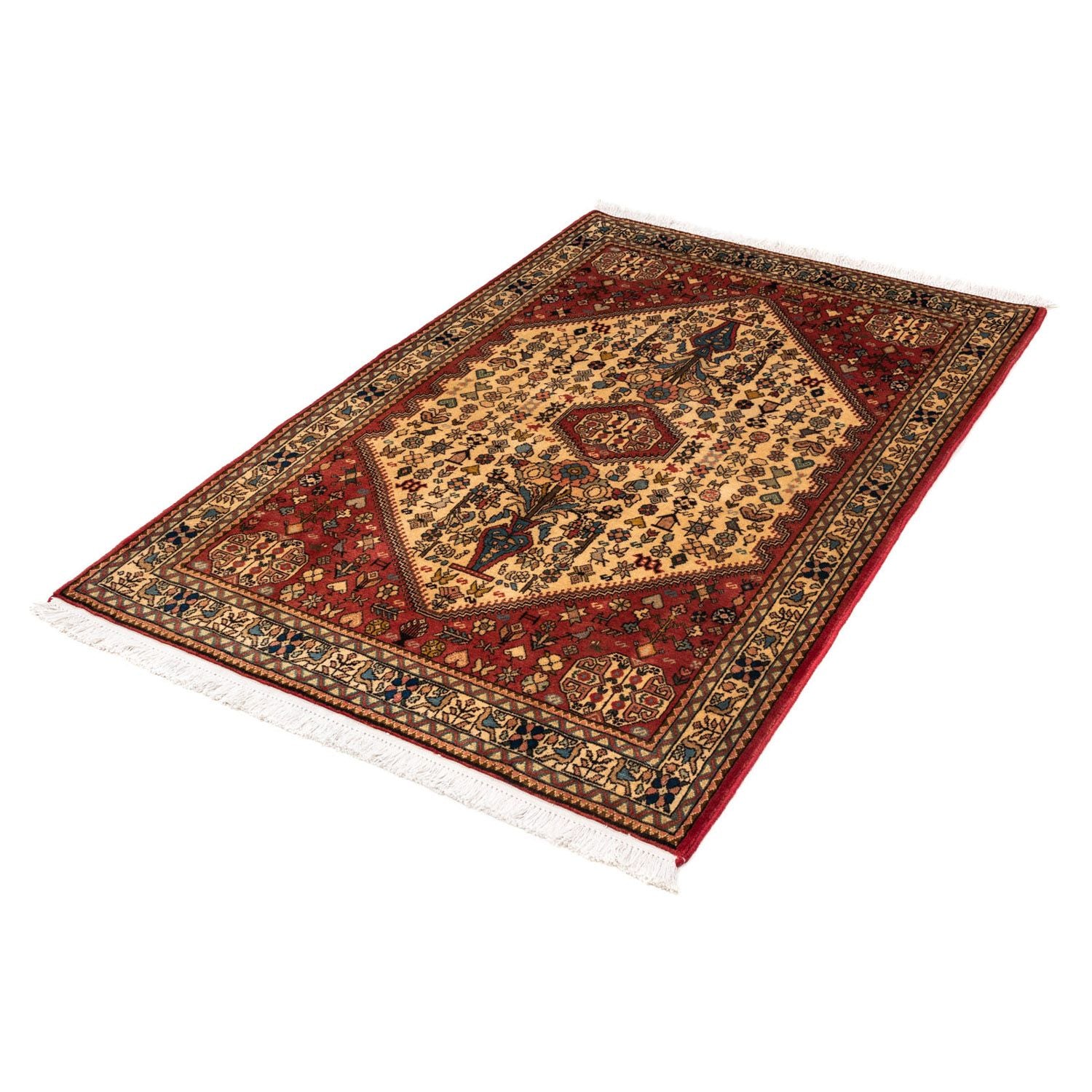 Persisk tæppe - Nomadisk - 157 x 102 cm - lysrød