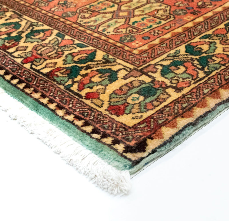 Persisk tæppe - Nomadisk - 200 x 153 cm - lysrød