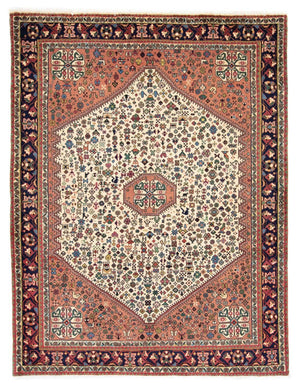Persisk tæppe - Nomadisk - 193 x 149 cm - beige