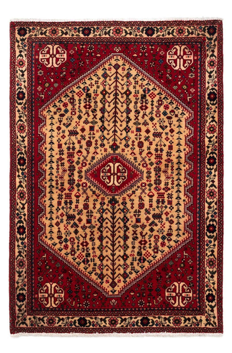Persisk tæppe - Nomadisk - 157 x 105 cm - mørkerød