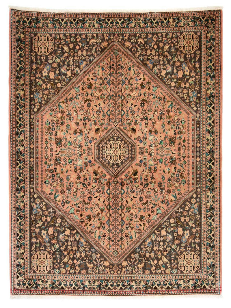 Persisk tæppe - Nomadisk - 198 x 160 cm - lysrød