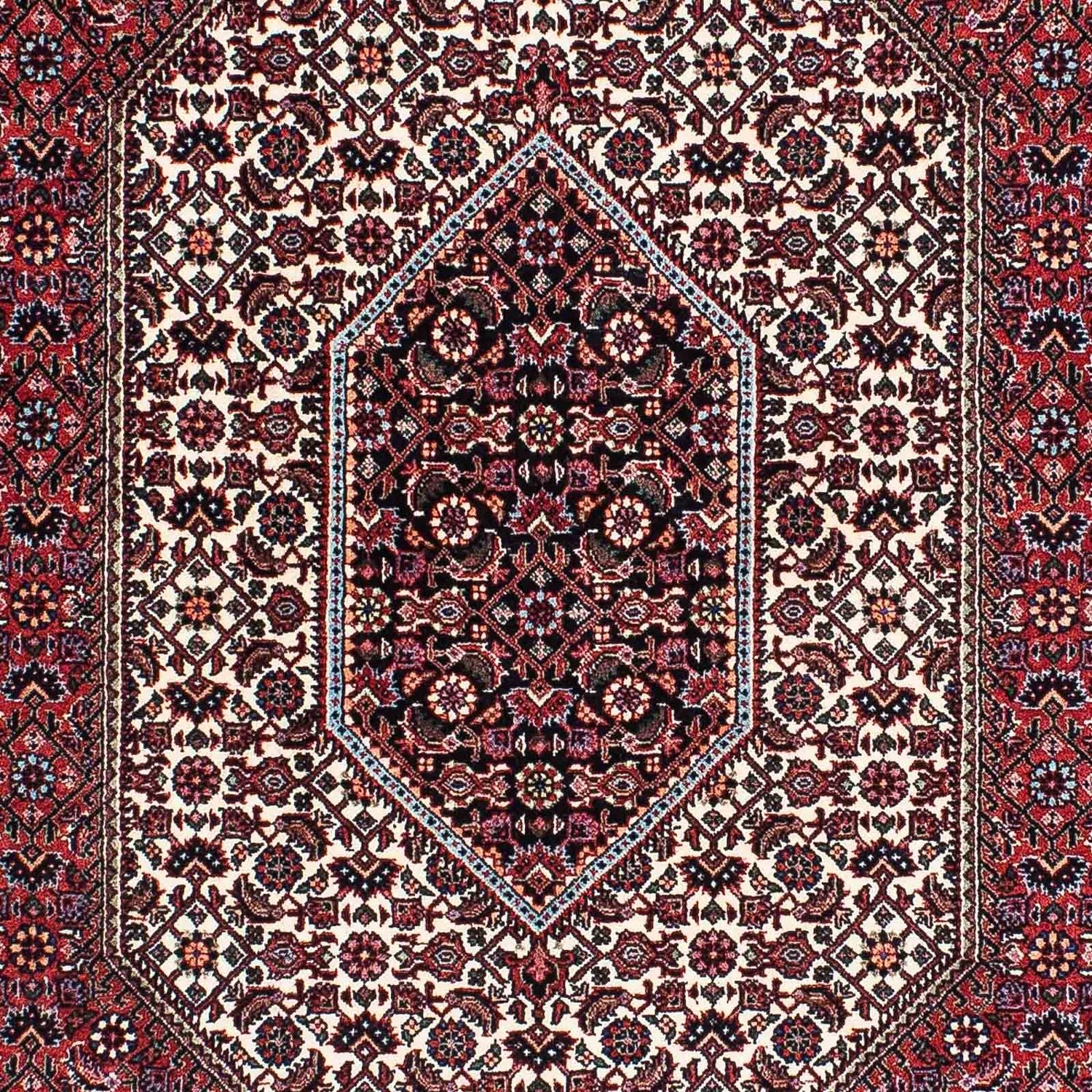 Persisk tæppe - Bijar - 220 x 134 cm - lysrød