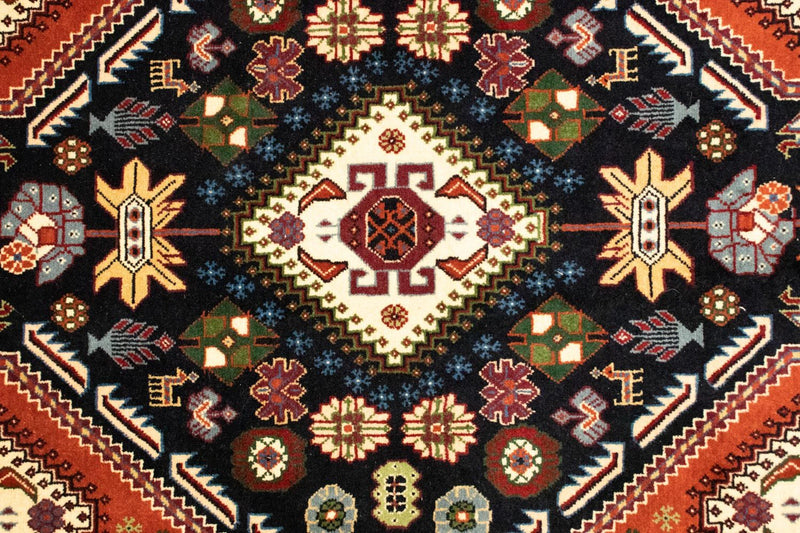 Persisk tæppe - Nomadisk - 154 x 107 cm - mørkeblå