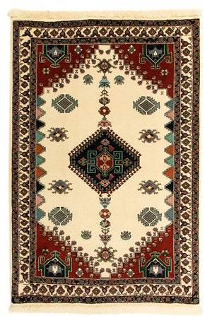 Persisk tæppe - Nomadisk - 121 x 81 cm - beige