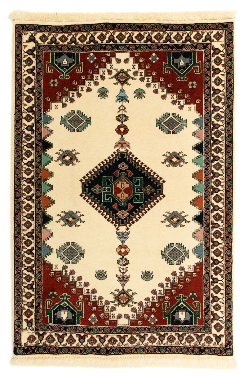 Persisk tæppe - Nomadisk - 121 x 81 cm - beige