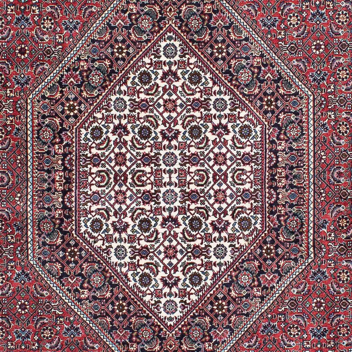 Løber Persisk tæppe - Bijar - 225 x 128 cm - lysrød
