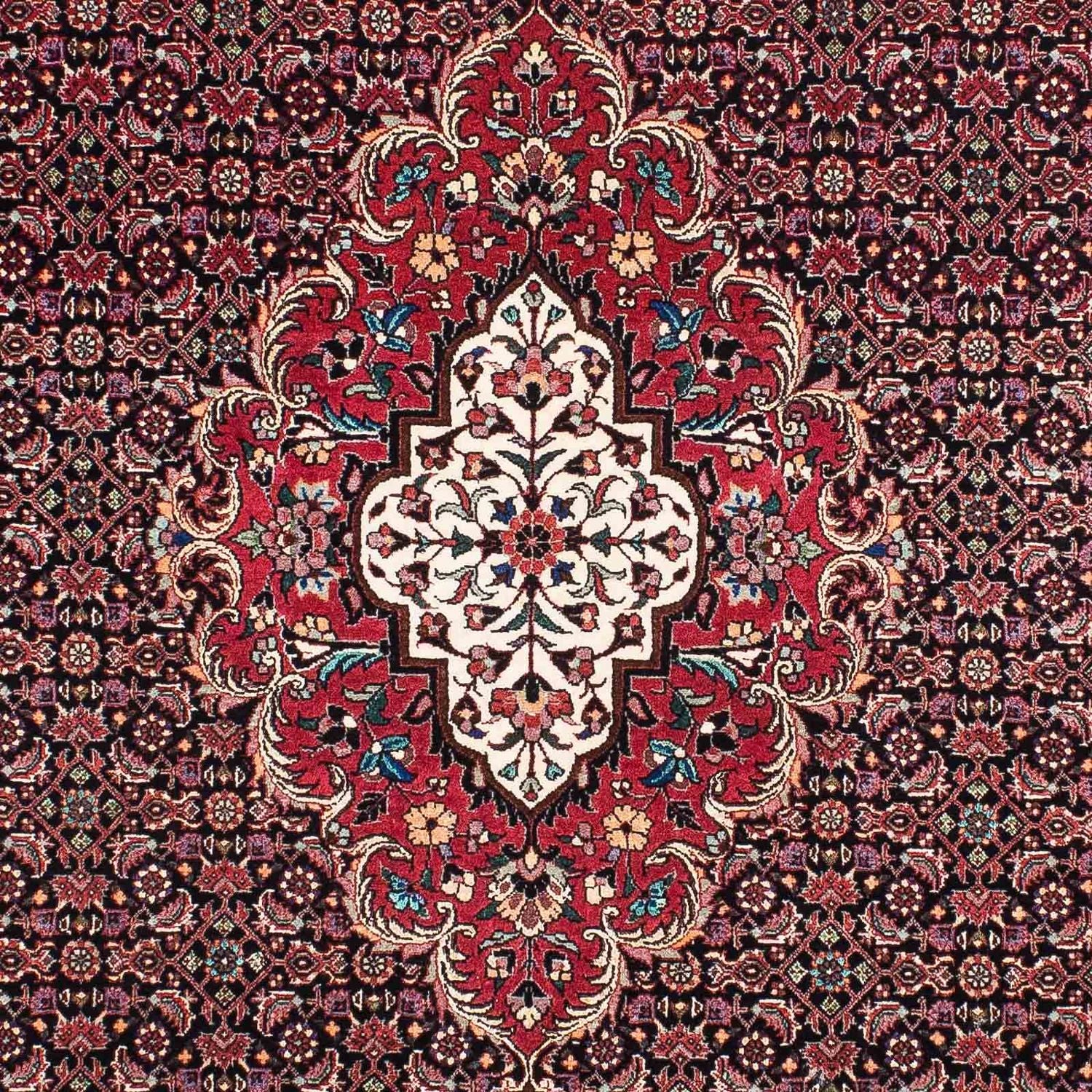 Persisk tæppe - Bijar - 214 x 133 cm - rød