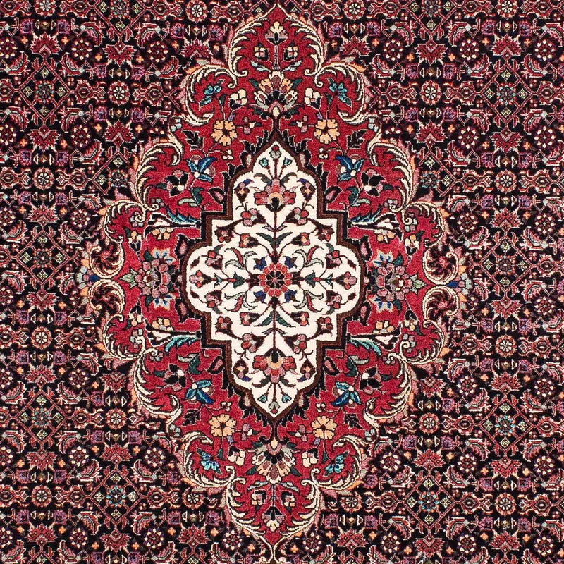 Persisk tæppe - Bijar - 214 x 133 cm - rød
