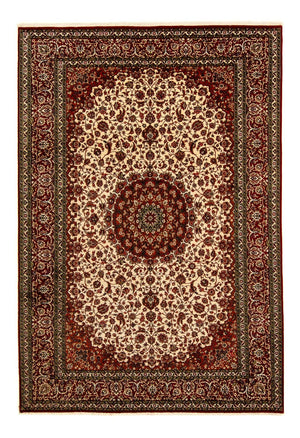 Persisk tæppe - Ghom - 358 x 244 cm - mørkerød