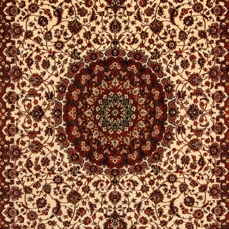 Persisk tæppe - Ghom - 358 x 244 cm - mørkerød