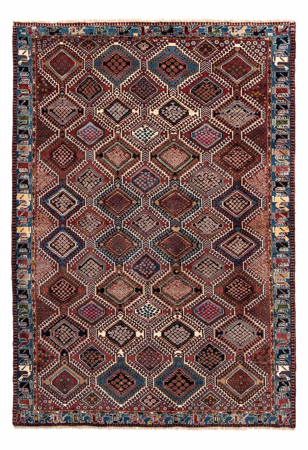Persisk tæppe - Nomadisk - 291 x 212 cm - brun