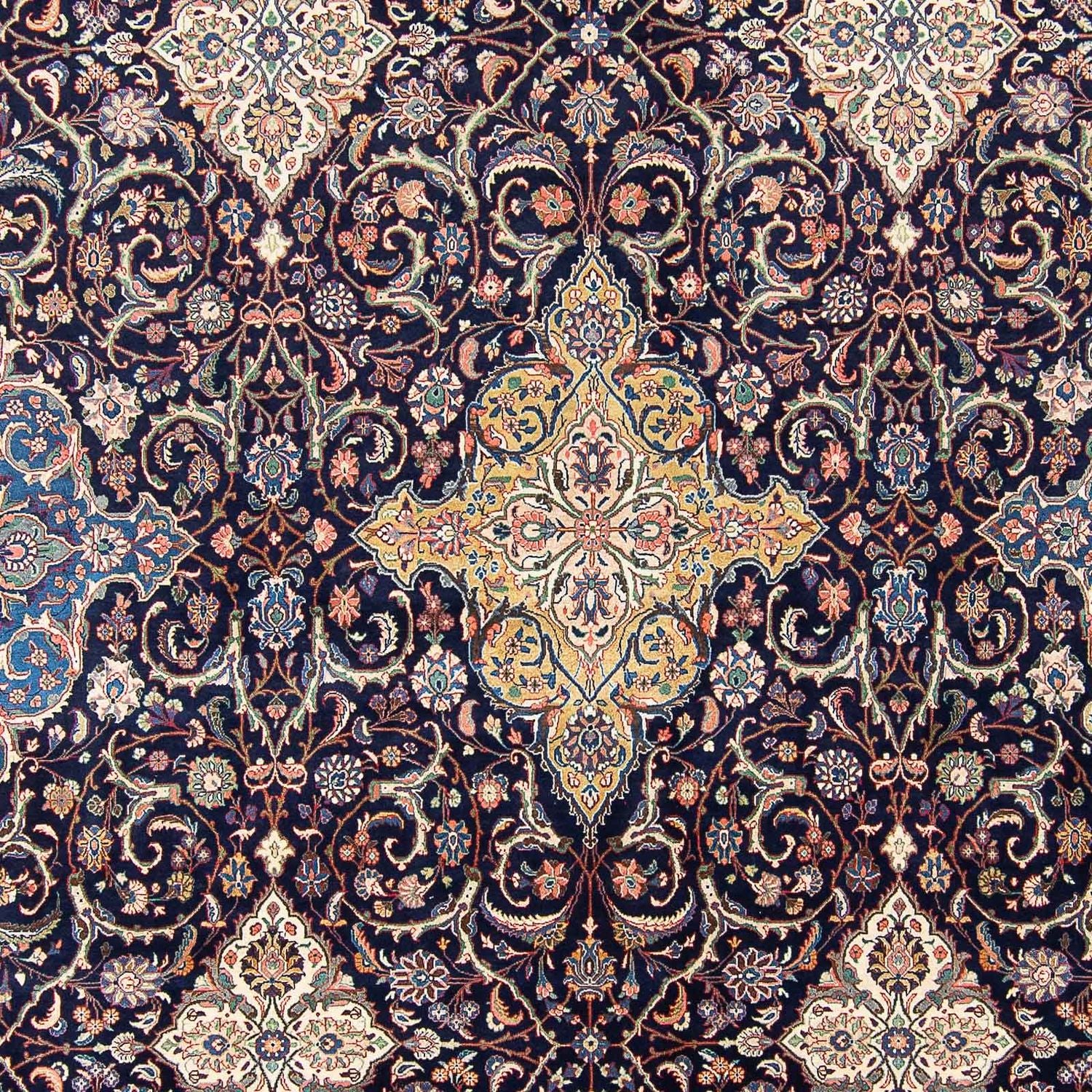 Persisk tæppe - Classic - 438 x 305 cm - mørkeblå