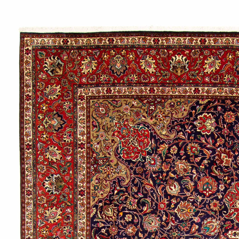 Persisk tæppe - Tabriz - 395 x 297 cm - lysrød