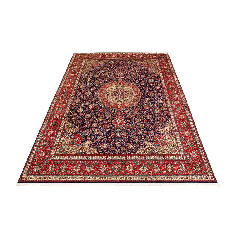 Persisk tæppe - Tabriz - 395 x 297 cm - lysrød