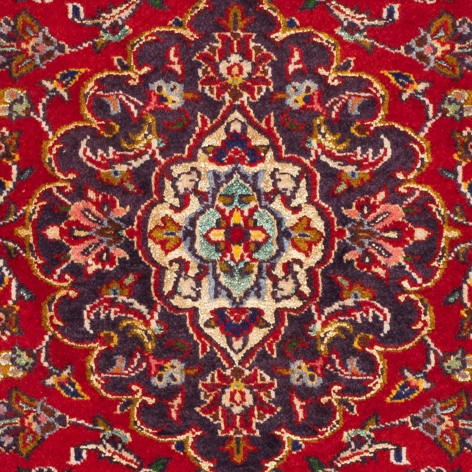 Persisk tæppe - Keshan - 118 x 79 cm - rød