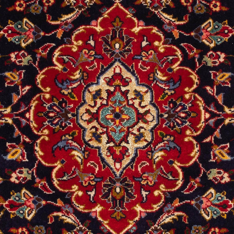 Persisk tæppe - Keshan - 118 x 80 cm - mørkeblå