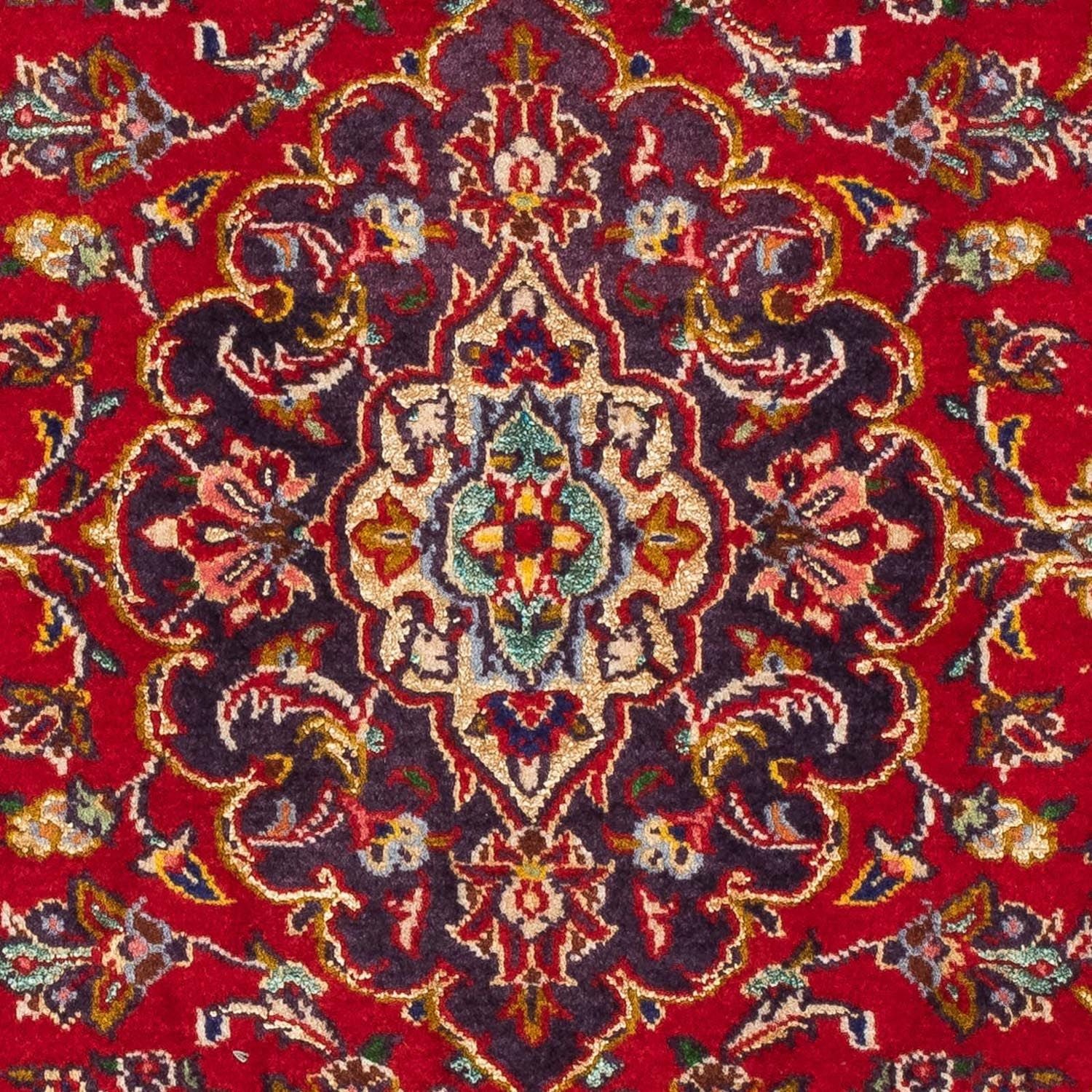 Persisk tæppe - Keshan - 120 x 78 cm - rød