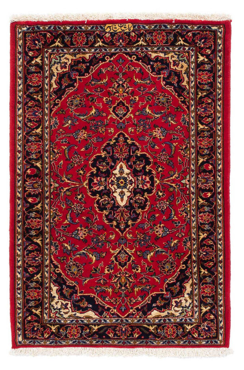 Persisk tæppe - Keshan - 113 x 73 cm - rød