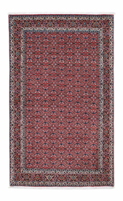Bidjar Tæppe 133x213cm - Persisk tæppe - lysrød