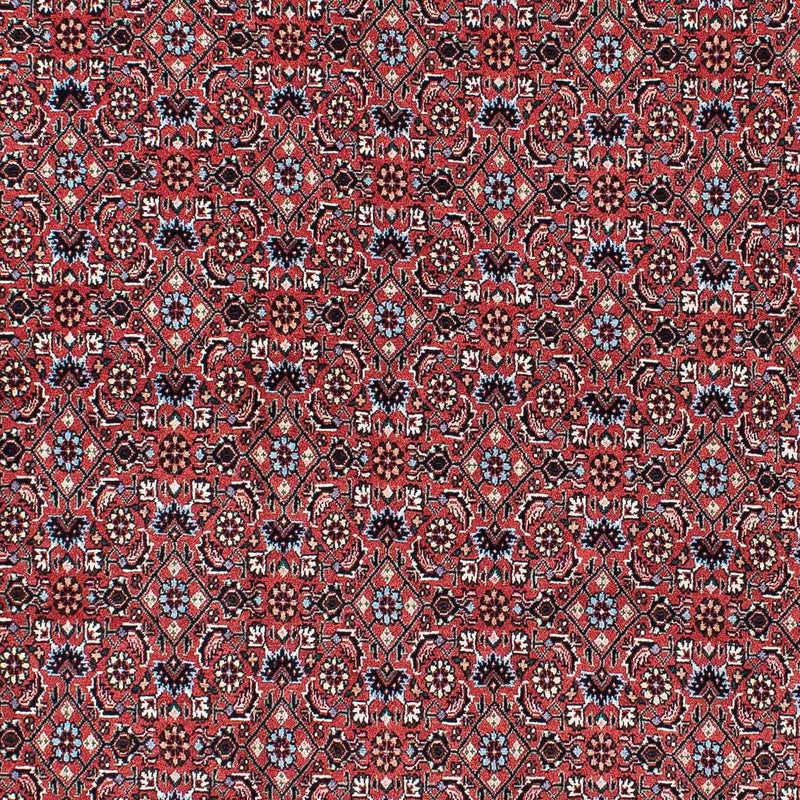 Persisk tæppe - Bijar - 213 x 133 cm - lysrød