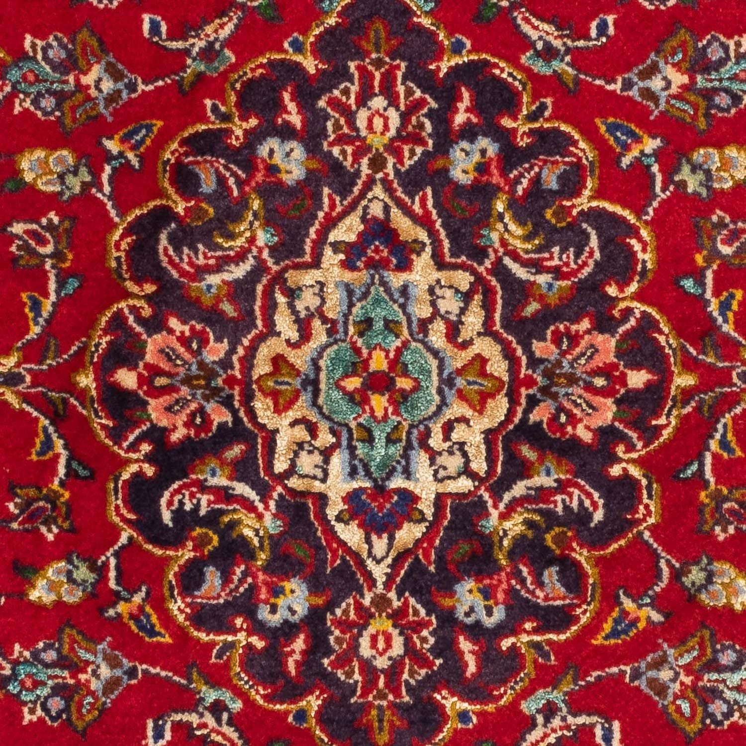 Persisk tæppe - Keshan - 118 x 78 cm - rød