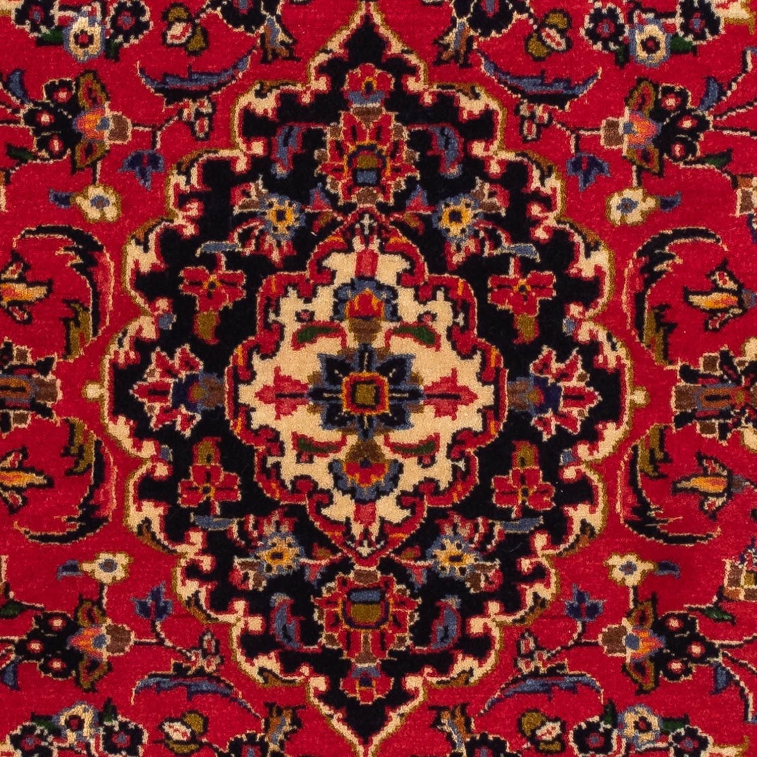 Persisk tæppe - Keshan - 129 x 71 cm - mørkerød