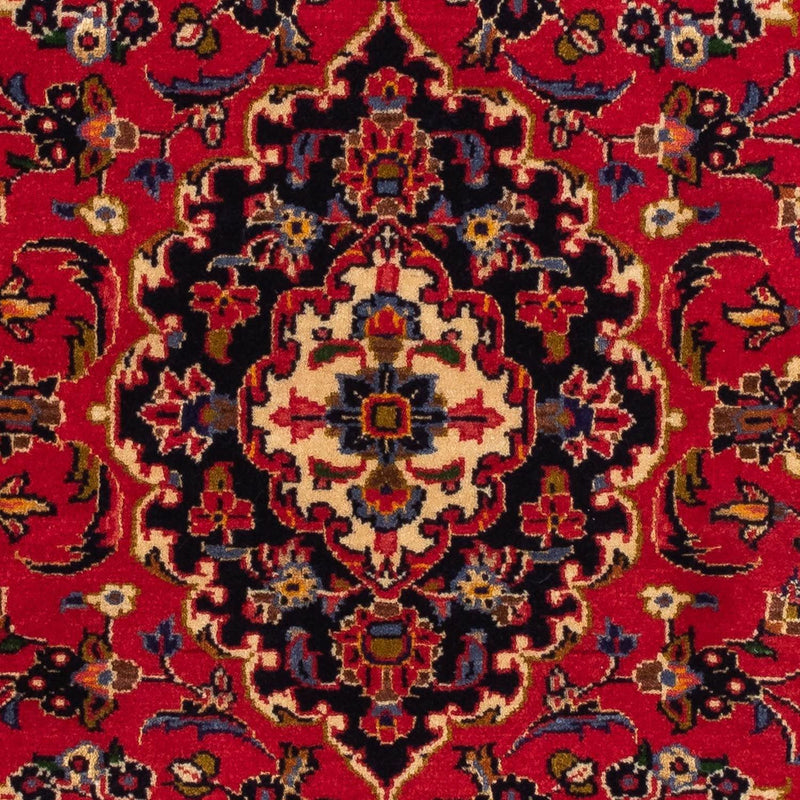 Persisk tæppe - Keshan - 129 x 71 cm - mørkerød