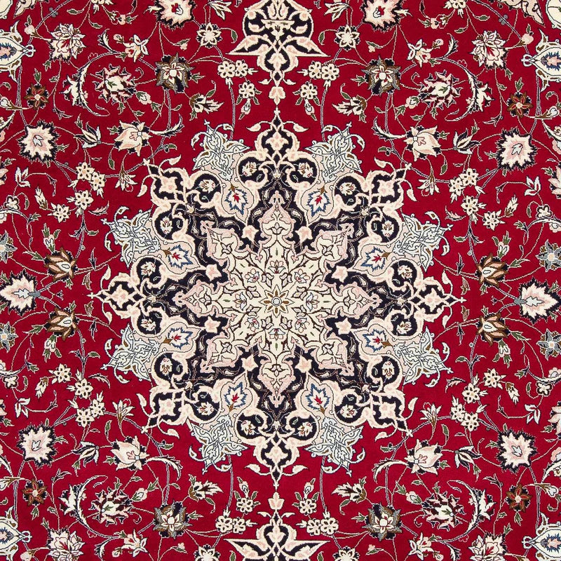 Persisk tæppe - Tabriz - Royal - 318 x 205 cm - mørkerød
