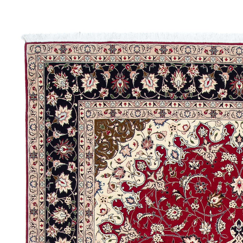 Persisk tæppe - Tabriz - Royal - 318 x 205 cm - mørkerød