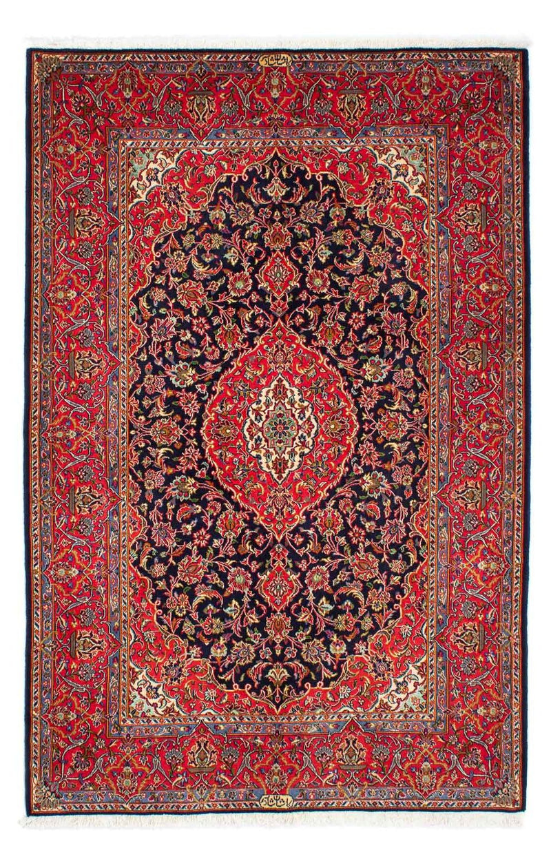 Persisk tæppe - Keshan - 220 x 144 cm - rød