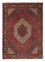 Persisk tæppe - Bijar - 238 x 175 cm - mørkerød