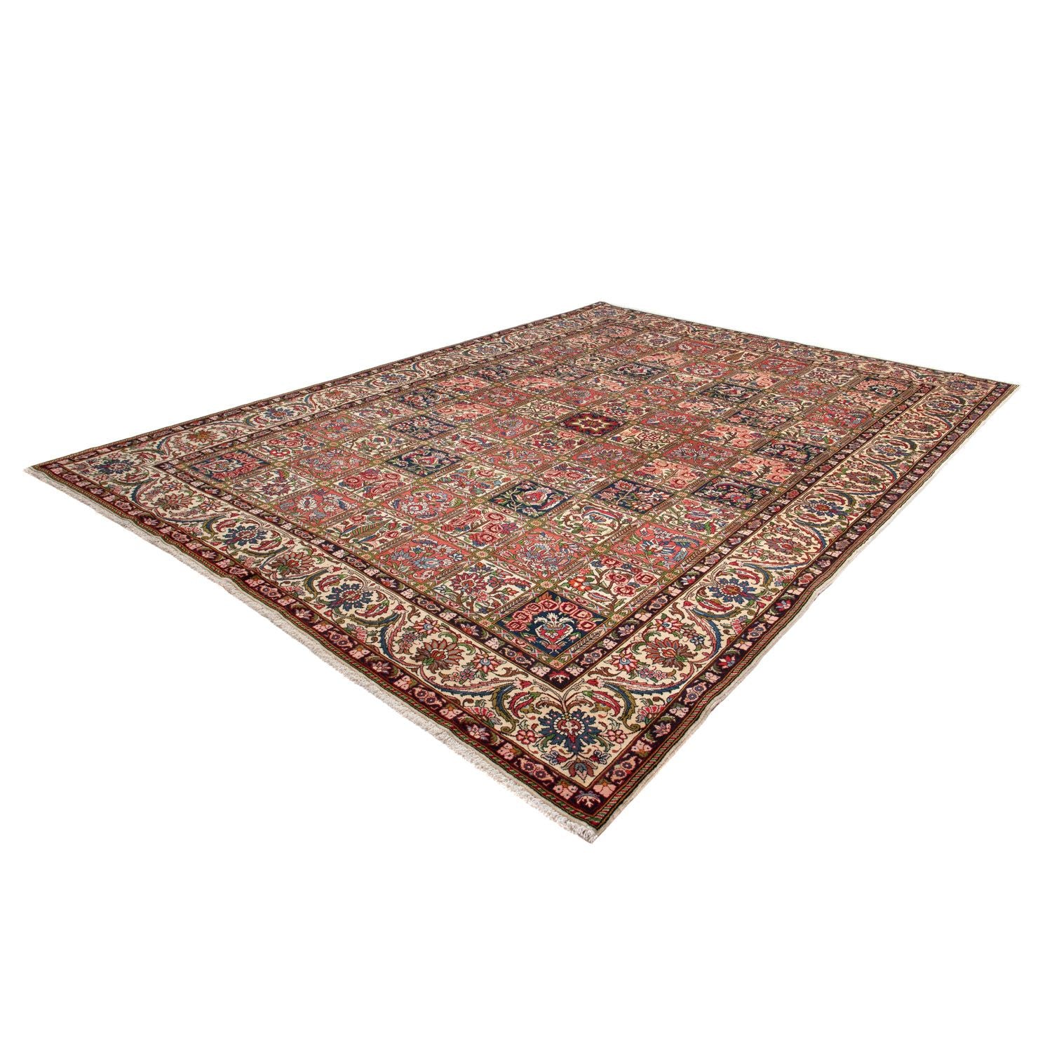 Persisk tæppe - Nomadisk - 355 x 260 cm - mørkeblå