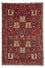 Persisk tæppe - Nomadisk - 310 x 210 cm - mørkerød