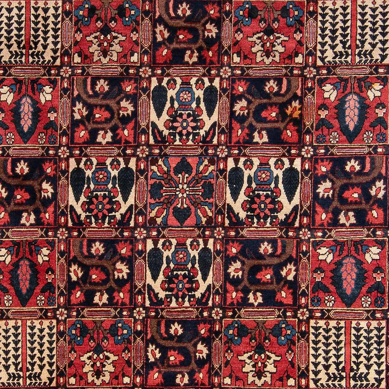 Persisk tæppe - Nomadisk - 360 x 257 cm - mørkerød
