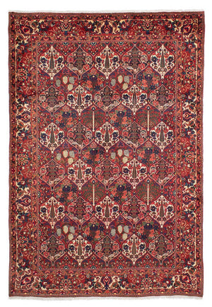 Persisk tæppe - Nomadisk - 323 x 210 cm - mørkerød