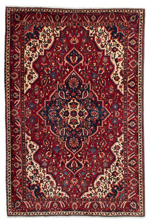 Persisk tæppe - Nomadisk - 322 x 216 cm - mørkerød