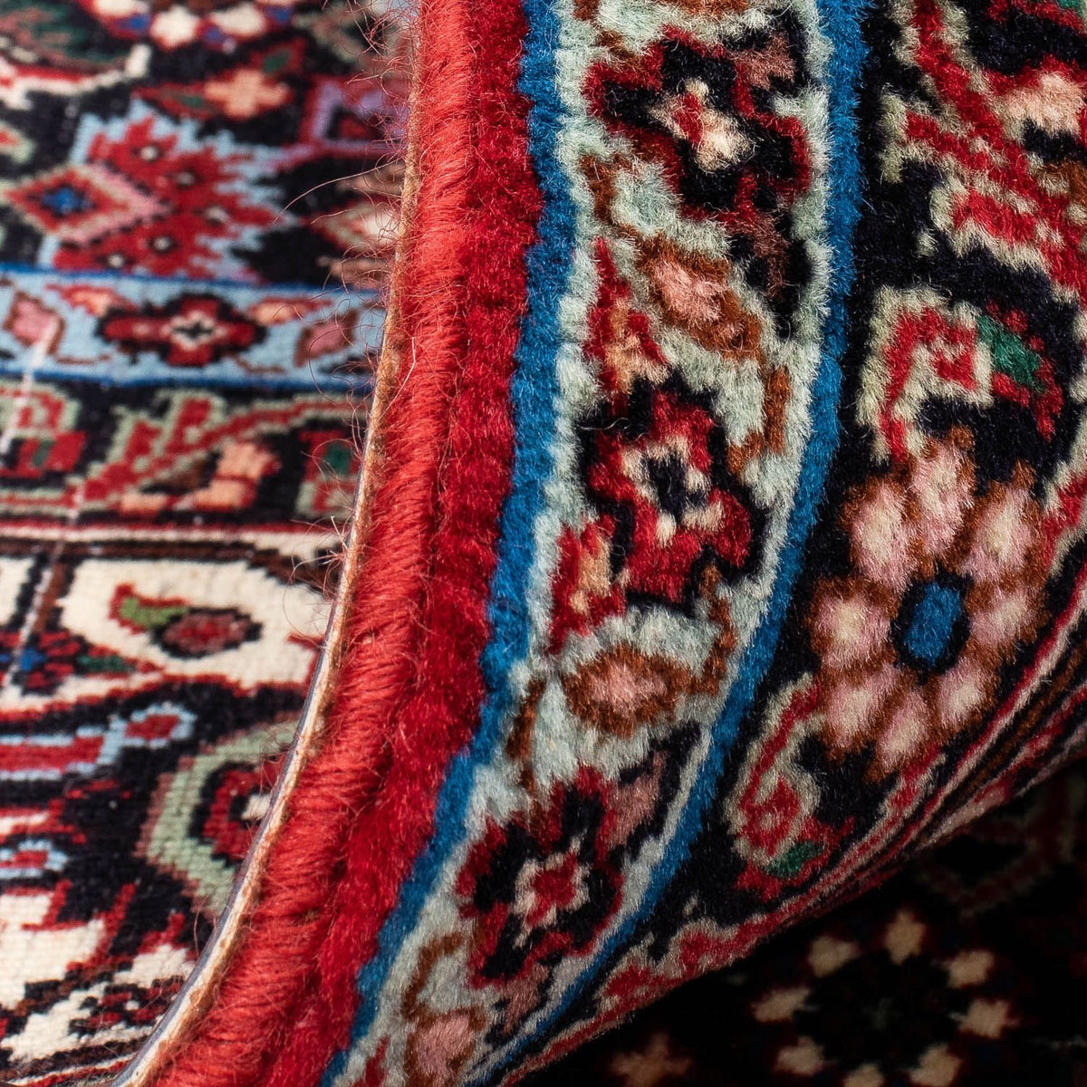 Persisk tæppe - Bijar - 232 x 168 cm - flerfarvet