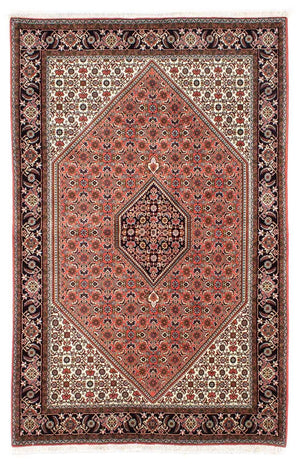 Persisk tæppe - Bijar - 255 x 170 cm - lysrød