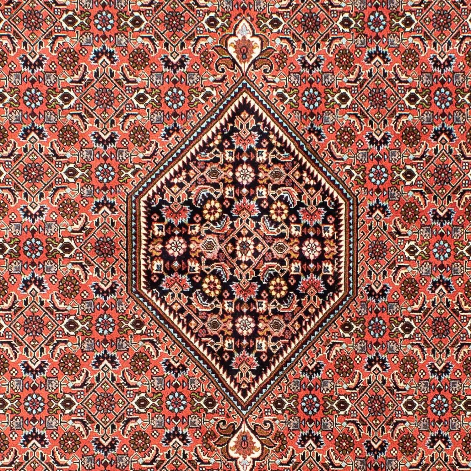 Persisk tæppe - Bijar - 255 x 170 cm - lysrød