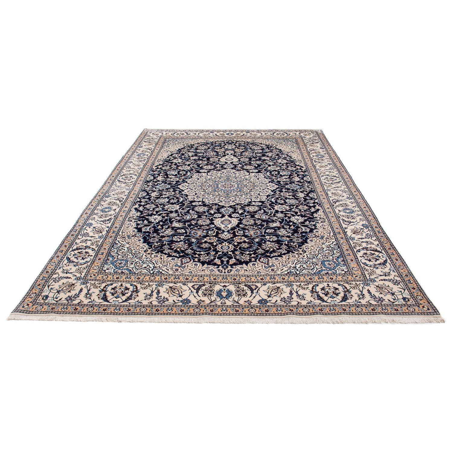 Persisk tæppe - Nain - Premium - 308 x 202 cm - beige