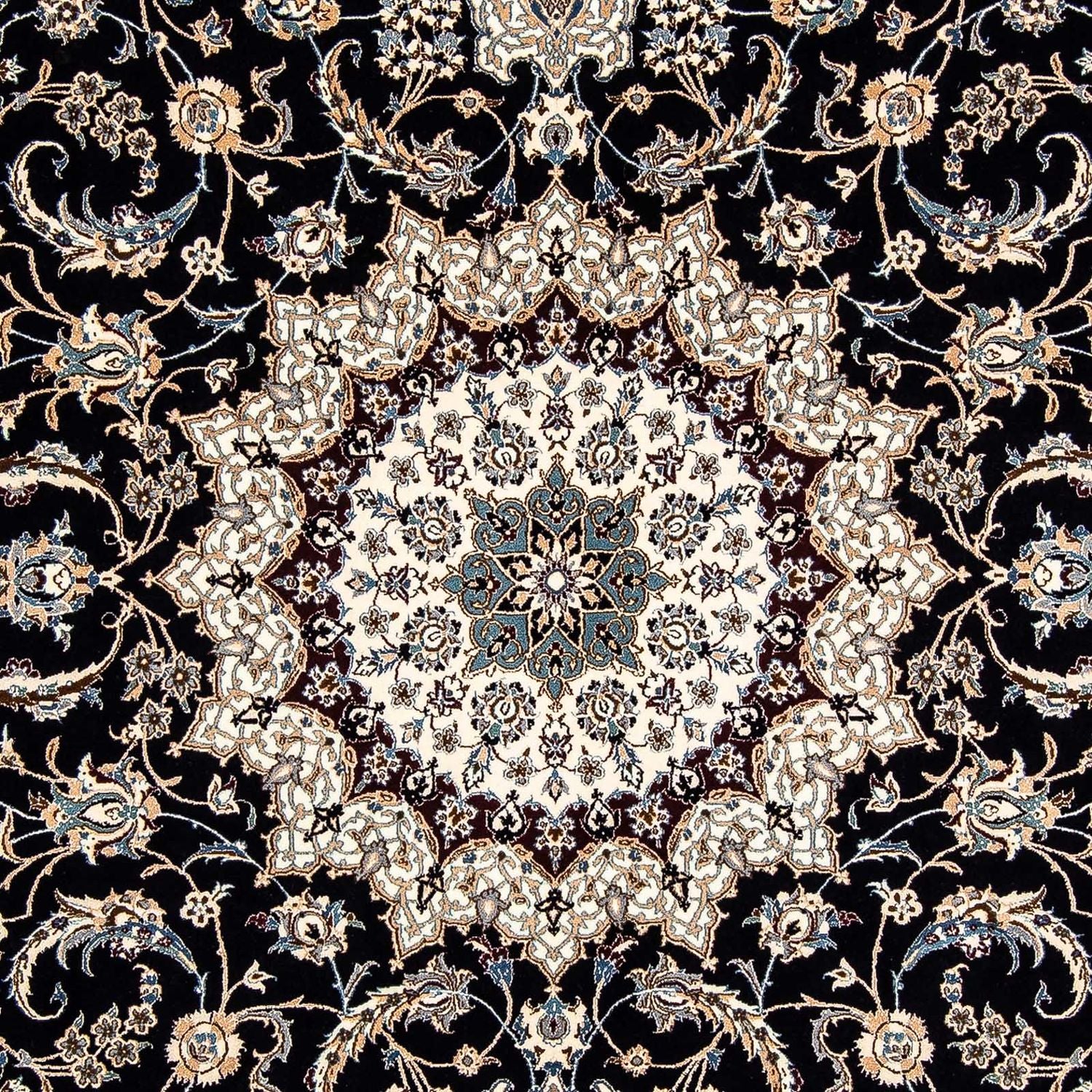 Persisk tæppe - Nain - Premium - 296 x 198 cm - beige